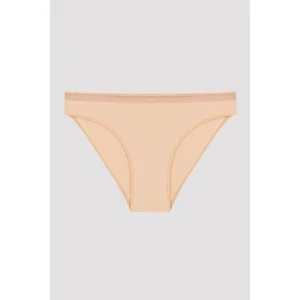 Bej Easy Pamuklu Trim Slip Külot