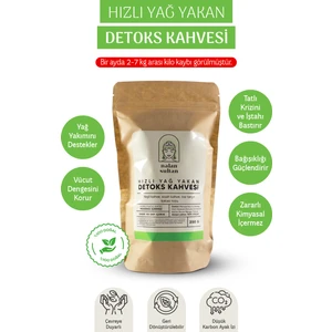 Nalan Sultan | Hızlı Yağ Yakan Detoks Kahvesi, Yeşil Kahve Çekirdekli, Gün Boyu Enerji, Bitkisel Diyet Kahve (1 Aylık) 250gr