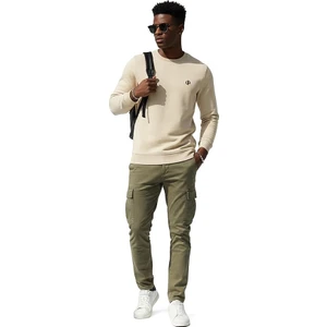 Anthony Jackson Erkek Basic Logo Sweatshirt Nova			