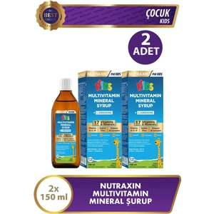 Kids Multivitamin Mineral Şurup 150 ml 2 Adet