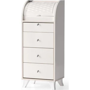 Ahşap Çekmeceli Desenli Mutfak Kiler Dolabı Ekmeklik Çok Amaçlı Dolap (KURULU TESLİMAT)