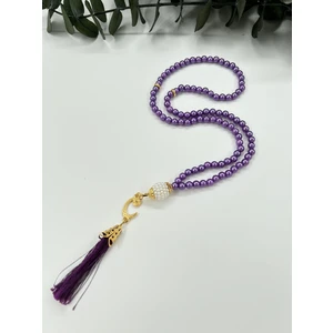 Lena Gift Workshop 10 Adet Hediyelik Vavlı Püsküllü Plastik Inci 99'lu Namaz Tesbihi ( Mevlit-Sünnet-Hac-Umre)