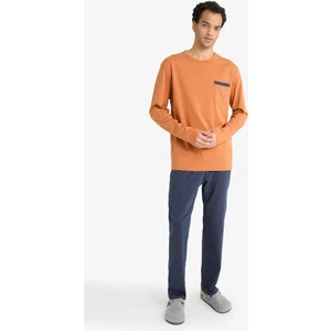 Pijama Takımı Regular Fit Uzun Kollu Üst Uzun Alt G2645AX25WN