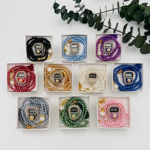 Lena Gift Workshop 10 Adet Hediyelik Çeyizlik Kutulu Tesbih ve Taşlı Zikirmatik Seti ( Mevlit-Sünnet-Hac-Umre)