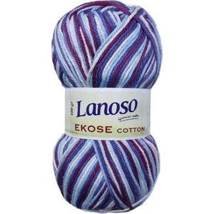 Ekose Cotton El Örgü Ipliği 801 Çok Renkli  - 1 Adet