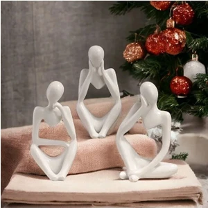 3lü Iskandinav Tarzı Bohem Vazo Hediyelik Seti