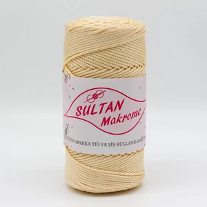 3 No Polyester Makrome Ip 100G 2mm 737 Krem  - 1 Adet