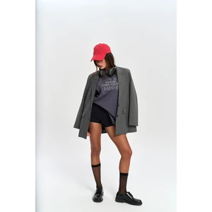 Baddie Oversize Füme T-Shirt