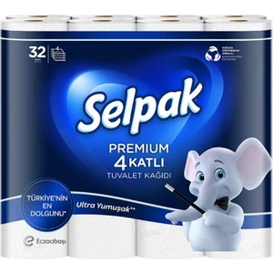 32'lı Tuvalet Kagıdı Premıum 4 Katlı 1 Adet