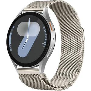 Galaxy Watch 6 / 5 / 4 Fe 40MM 44MM – Watch 6 Classic 43MM 47MM – Watch 5 Pro 45MM Uyumlu Manyetik Milanese Metal Hasır Kordon - Paslanmaz Çelik, Ayarlanabilir Manyetik Toka