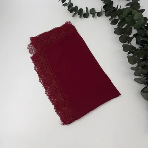 Lena Gift Workshop Kadın Anne Şifon Dantelli Iğne Oyalı Tesettür Namaz Mevlit Örtüsü ( Mevlit-Sünnet-Hac-Umre)