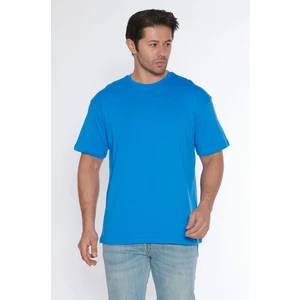 Black Horn Erkek Bisiklet Yaka %100 Pamuk Oversize T-Shirt