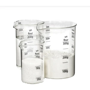 Borosiliksat 3'lü Ölçü Kabı