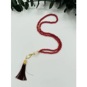 Lena Gift Workshop 10 Adet Hediyelik Vavlı Püsküllü Plastik Inci 99'lu Namaz Tesbihi ( Mevlit-Sünnet-Hac-Umre)