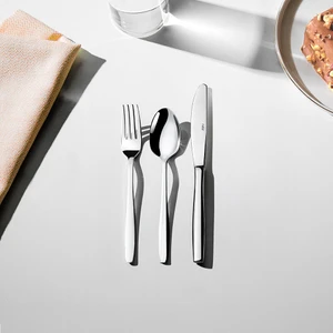 Sahra Sade 6 Kişilik 18 Parça Tatlı Çatal Kaşık Bıçak Takımı