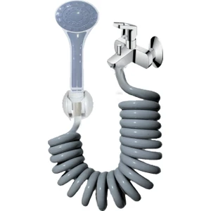 Spiral Duş Hortumu ve Seti Özel Gri