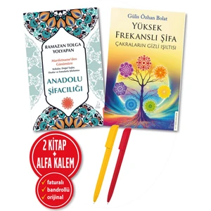 Alfa Kalem+Ramazan Tolga + Gülis Özhan 2 Kitap (Anadolu Şifacılığı+Yüksek Frekanslı Şifa)