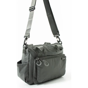 Sanmorris 6000 Kadın 4 Bölmeli Krinkıl Kumaş Ayarlanabilir Çapraz Askılı El ve Omuz Çantası