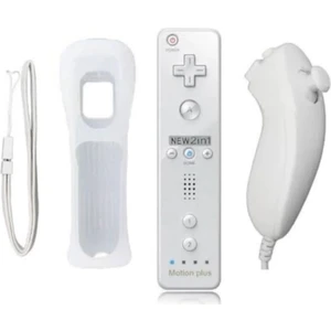 Nintendo Wii 2in1 Motion Plus Remote Kontroller + Nunchuk Kontroller Set