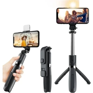 L02S Bluetooth Kumandalı Işıklı Tripod Selfie Çubuğu