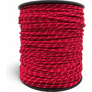 Paracord Ip 4mm Kırmızı Beyaz Desen No:25 10 Metre