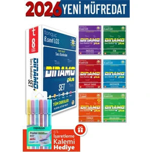 Tonguç Akademi 8. Sınıf Lgs Dinamo Plus Tüm Dersler Soru Bankası Set + Hediyeli