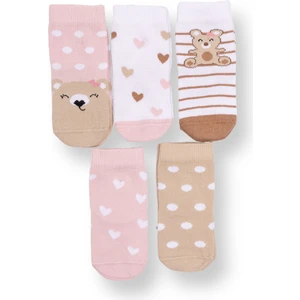 Hellobaby Kız Bebek 5'li Soket Çorap