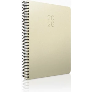 2026 Günlük Ajanda Spiralli Sert Kapak 20X28 cm 336 SAYFA-419-SEK