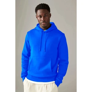 Erkek Kapşonlu Rahat Kalıp Içi Polarlı 3 Iplik Sweatshırt SPR24SW55