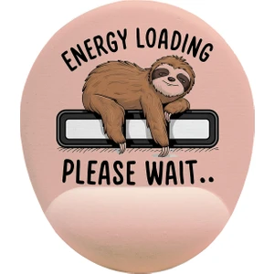 Tembel Hayvan Bilek Destekli Mouse Pad