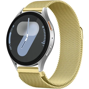 Galaxy Watch 6 / 5 / 4 Fe 40MM 44MM – Watch 6 Classic 43MM 47MM – Watch 5 Pro 45MM Uyumlu Manyetik Milanese Metal Hasır Kordon - Paslanmaz Çelik, Ayarlanabilir Manyetik Toka