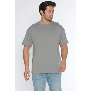 Black Horn Erkek Bisiklet Yaka %100 Pamuk Oversize T-Shirt