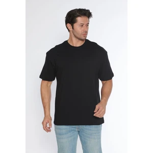 Black Horn Erkek Bisiklet Yaka %100 Pamuk Oversize T-Shirt