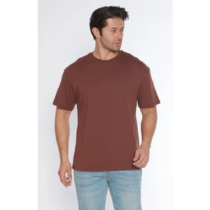 Black Horn Erkek Bisiklet Yaka %100 Pamuk Oversize T-Shirt