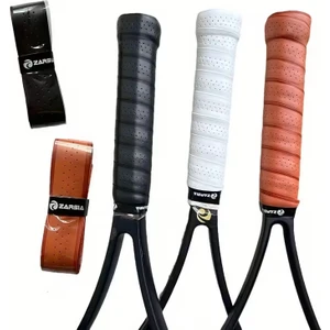 Tenis Raketi Için Overgrip Suni Deri Siyah Replacement Grip