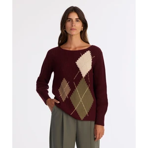 Regular Kayık Yaka Uzun Kol Kazak