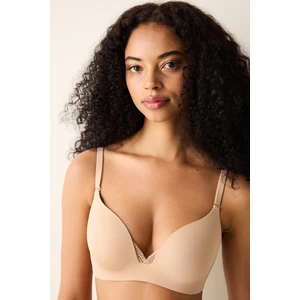 Bej Eliza Push Up Balensiz Dekolte Sütyen