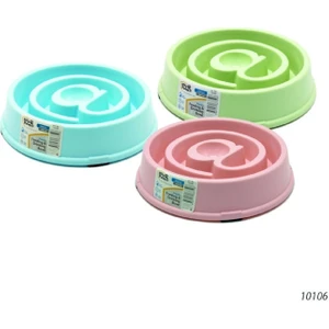 10106-ALLY Paws Yavaş Yedirme Kedi Köpek Mama Kabı 440 ml