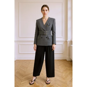 Baggy Fit Fermuarlı Normal Bel Standart Boy Pantolon F9191AX25AU