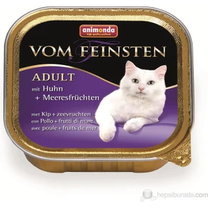 Tavuk ve Deniz Mahsullü Yetişkin Kedi Konservesi 100gr