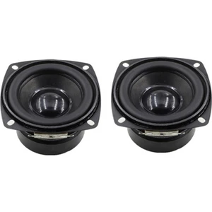 Adet 78MM 4ohm 15W Subwoofer Hoparlör 3 Inç Dışbükey Kapaklı Bas Kare Woofer Kendin Yap Raf Tipi Hoparlörler Hifi Ev Ses Sistemi (Yurt Dışından)