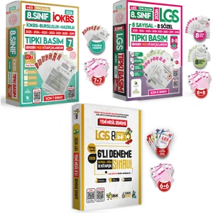 İnformal Yayınları 2026 8.Sınıf LGS-İOKBS Tıpkı Basım ve ÖZGÜN Yeni Nesil Deneme Seti 21li (8+7+6) ALTIN PAKET TG Çözüm