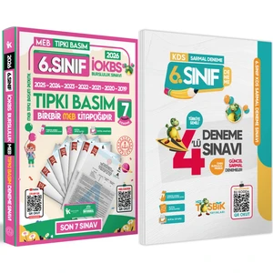 İnformal Yayınları 2026 6.Sınıf YENİ SİSTEM İOKBS BURSLULUK Tıpkı Basım ve Sarmal Deneme Seti Türkiye Geneli D. Çözümlü