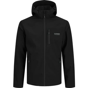 Jack & Jones Siyah Erkek Mont Jjtaylor Softshell Jacket