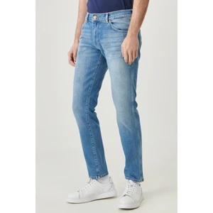 Erkek Larston Slim Tapered Normal Bel Esnek Jean Pantolon