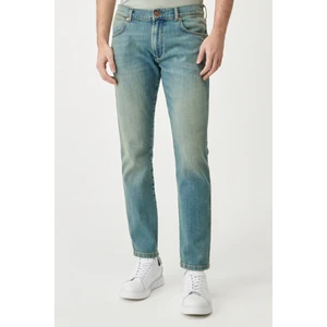 Slim Fit Dar Kesim Düşük Bel Taşlamalı Gri Esnek Larston Jean Denim Kot Pantolon