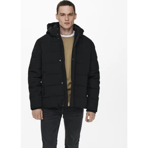 Only & Sons Cayson Puffa Otw Erkek Siyah Mont 22019598-02