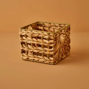 Rosa Hasır Sepet Naturel (23X23X18 Cm)
