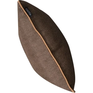 2'lı İsle Keten Görünümlü Fitilli  Kırlent Kılıfı Kahverengi