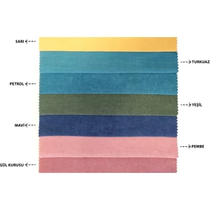 2'li Kadife Dokulu Dikdörtgen Kırlent Kılıfı Acık Kahve